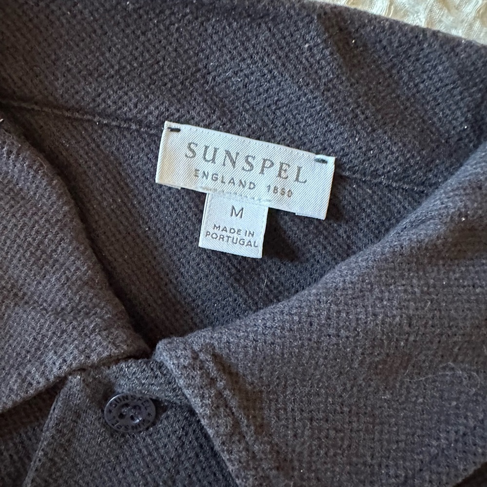 COPY - Sunspel Riviera Polo Medium Navy James Bond